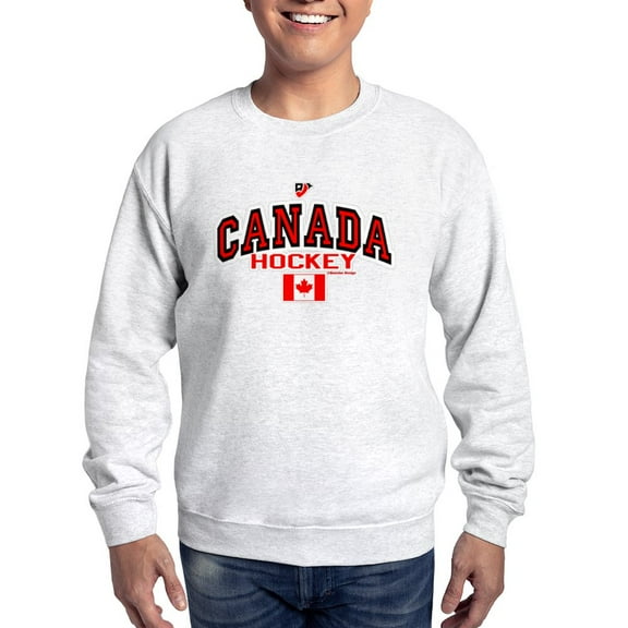 CafePress - CA(CAN) Canada Hockey Sweatshirt - Crew Neck Sweatshirt