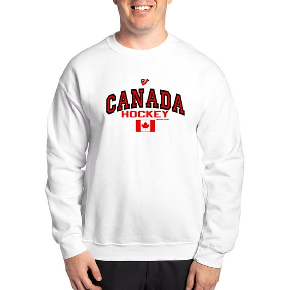 CafePress - CA(CAN) Canada Hockey Sweatshirt - Crew Neck Sweatshirt