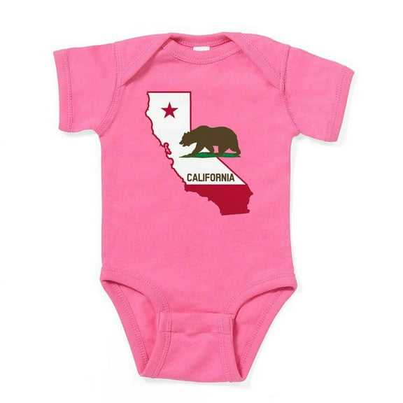 CafePress - CALI STATE W BEAR - Cute Infant Bodysuit Baby Romper - Size Newborn - 24 Months