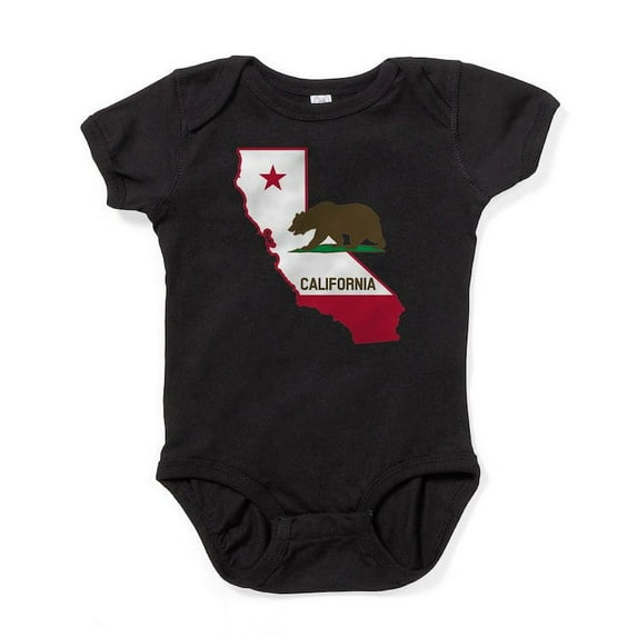 CafePress - CALI STATE W BEAR - Cute Infant Bodysuit Baby Romper - Size Newborn - 24 Months
