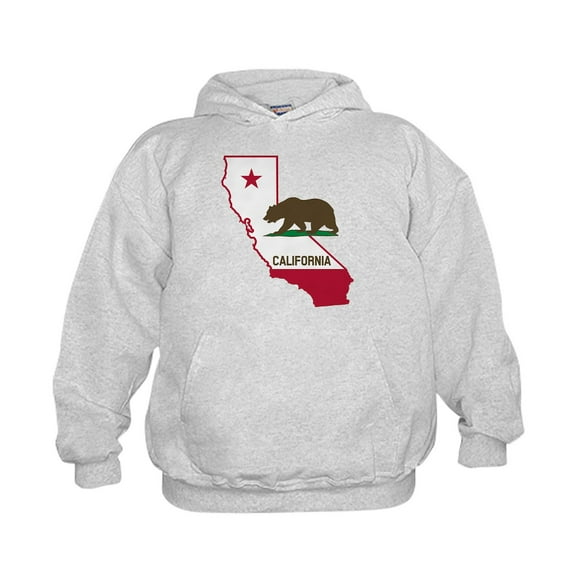 CafePress - CALI STATE W BEAR Hoodie - Kids Hooded Sweatshirt, Classic Hoodie