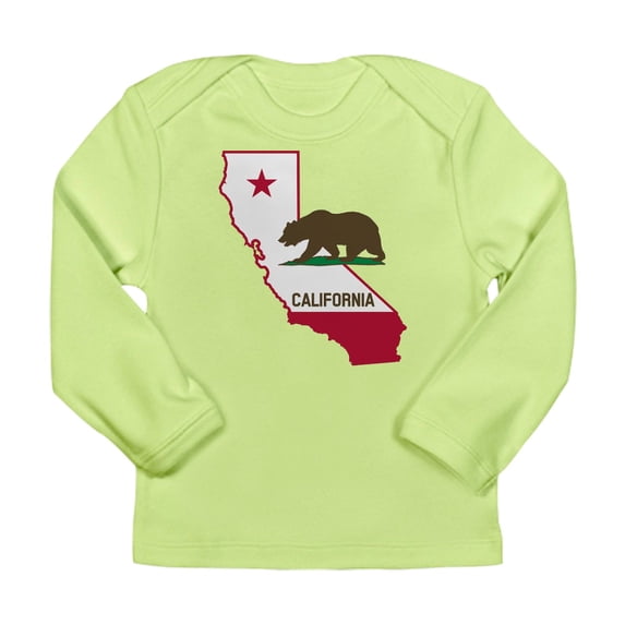 CafePress - CALI STATE W BEAR Long Sleeve T Shirt - Long Sleeve Infant T-Shirt