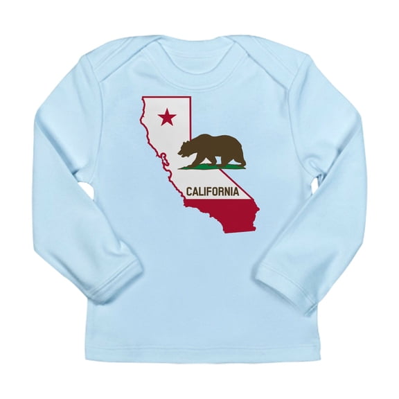 CafePress - CALI STATE W BEAR Long Sleeve T Shirt - Long Sleeve Infant T-Shirt