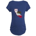 thumbnail image 1 of CafePress - CALI STATE W BEAR Maternity T Shirt - Maternity Dark T-Shirt, 1 of 3