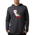 thumbnail image 1 of CafePress - CALI STATE W BEAR - Mens Hooded Shirt, 1 of 3