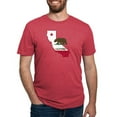 thumbnail image 1 of CafePress - CALI STATE W BEAR Mens Tri Blend T Shirt - Mens Tri-blend T-Shirt, 1 of 4