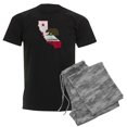 thumbnail image 1 of CafePress - CALI STATE W BEAR Pajamas - Men's Dark Loose Fit Cotton Pajama Set, 1 of 7