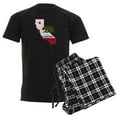 thumbnail image 1 of CafePress - CALI STATE W BEAR Pajamas - Men's Dark Loose Fit Cotton Pajama Set, 1 of 7