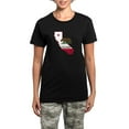 thumbnail image 1 of CafePress - CALI STATE W BEAR Pajamas - Women's Short Sleeve Print T-Shirt and Pants Dark Cotton Pajama Set, 1 of 7