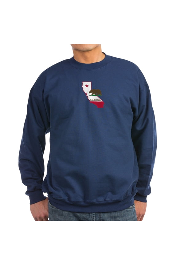- CALI STATE W BEAR Sweatshirt - Classic Crew Neck Sweatshirt