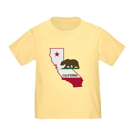 CafePress - CALI STATE W BEAR T Shirt - Cute Toddler T-Shirt, 100% Cotton