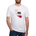 thumbnail image 1 of CafePress - CALI STATE W BEAR T Shirt - Fitted T-Shirt, Vintage Fit Soft Cotton Tee, 1 of 4