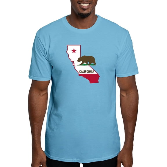 CafePress - CALI STATE W BEAR T Shirt - Fitted T-Shirt, Vintage Fit Soft Cotton Tee