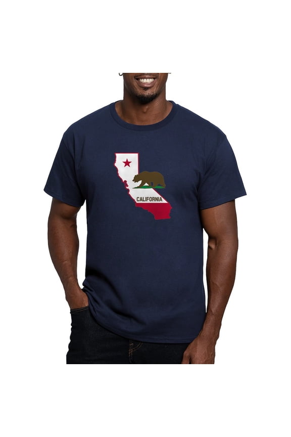 - CALI STATE W BEAR T Shirt - Men's Fitted T-Shirt