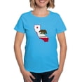 thumbnail image 1 of CafePress - CALI STATE W BEAR T Shirt - Women's Traditional Fit Dark T-Shirt, 1 of 4