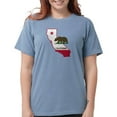 thumbnail image 1 of CafePress - CALI STATE W BEAR - Womens Comfort Colors® Shirt, 1 of 4