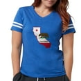 thumbnail image 1 of CafePress - CALI STATE W BEAR - Womens Football Shirt, 1 of 4