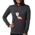 thumbnail image 1 of CafePress - CALI STATE W BEAR - Womens Hooded Shirt, 1 of 3