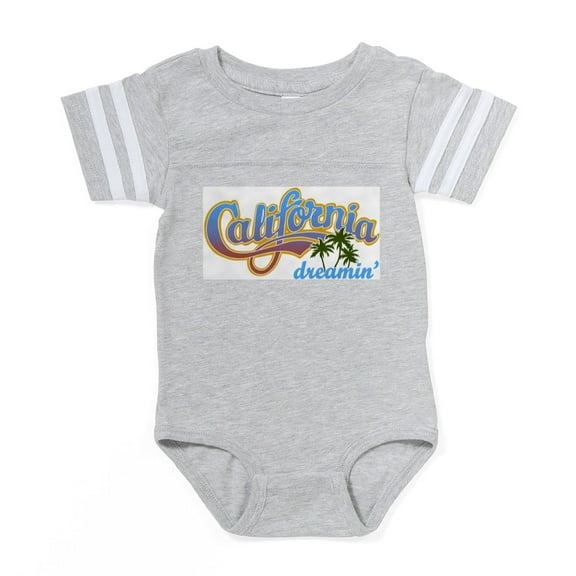 CafePress - CALIFORNIA DREAMIN - Cute Infant Baby Football Bodysuit