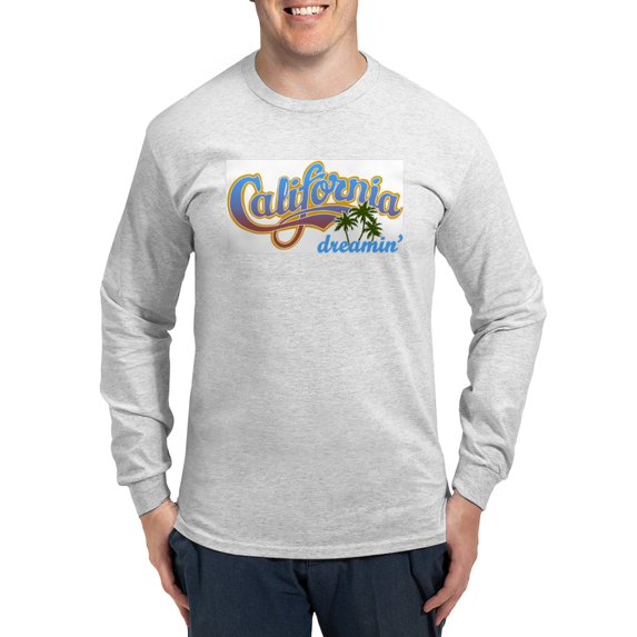 CafePress - CALIFORNIA DREAMIN Long Sleeve T Shirt - Unisex Cotton Long Sleeve T-Shirt