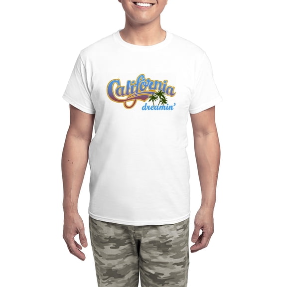 CafePress - CALIFORNIA DREAMIN Pajamas - Men's Light Loose Fit Cotton Pajama Set