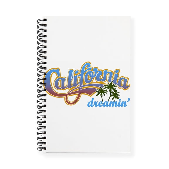 CafePress - CALIFORNIA DREAMIN - Spiral Bound Journal Notebook, Personal Diary Dot Grid