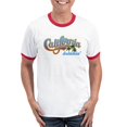 thumbnail image 1 of CafePress - CALIFORNIA DREAMIN T Shirt - 100% Cotton Ringed T-Shirt, 1 of 4