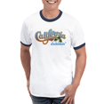 thumbnail image 1 of CafePress - CALIFORNIA DREAMIN T Shirt - 100% Cotton Ringed T-Shirt, 1 of 4