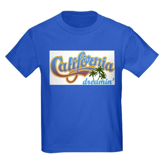 CafePress - CALIFORNIA DREAMIN T Shirt - Dark T-Shirt Kids XS-XL