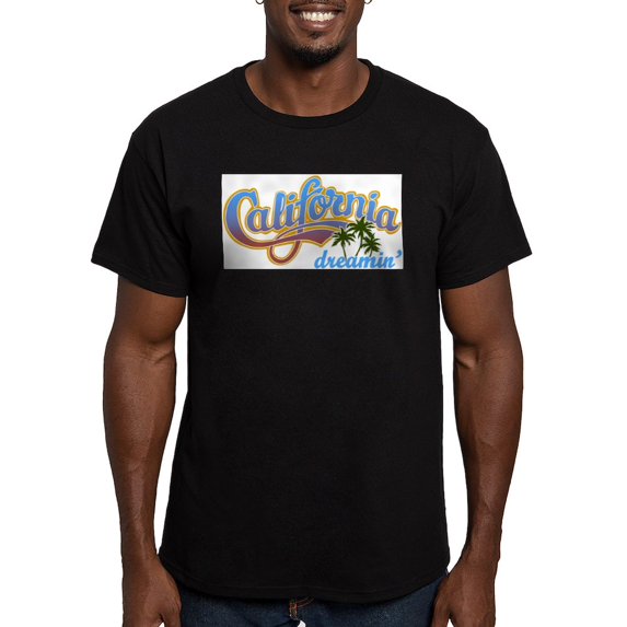 CafePress - CALIFORNIA DREAMIN T Shirt - Men's Fitted T-Shirt