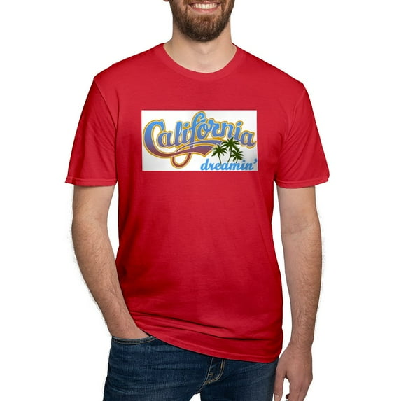 CafePress - CALIFORNIA DREAMIN T Shirt - Men's Fitted T-Shirt