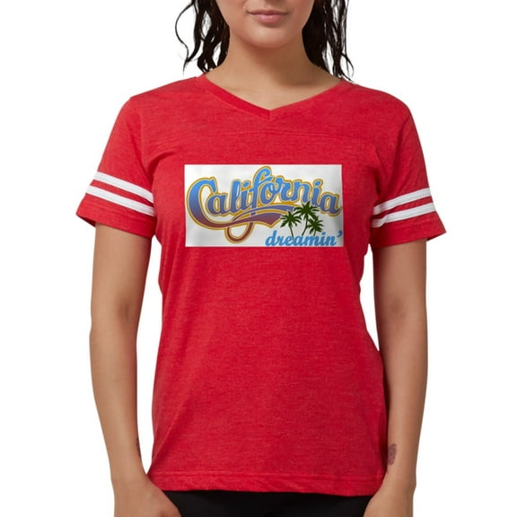 CafePress - CALIFORNIA DREAMIN - Womens Football Shirt