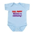 thumbnail image 1 of CafePress - CALL PAPPY. Mommy Is Misbehaving! Body Suit - Baby Light Bodysuit, Size Newborn - 24 Months, 1 of 4