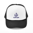thumbnail image 1 of CafePress - CAPTAIN - Adjustable Unisex Printed Trucker Hat with Mesh Back, 1 of 8