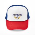 thumbnail image 1 of CafePress - CAPTAIN - Adjustable Unisex Printed Trucker Hat with Mesh Back, 1 of 10