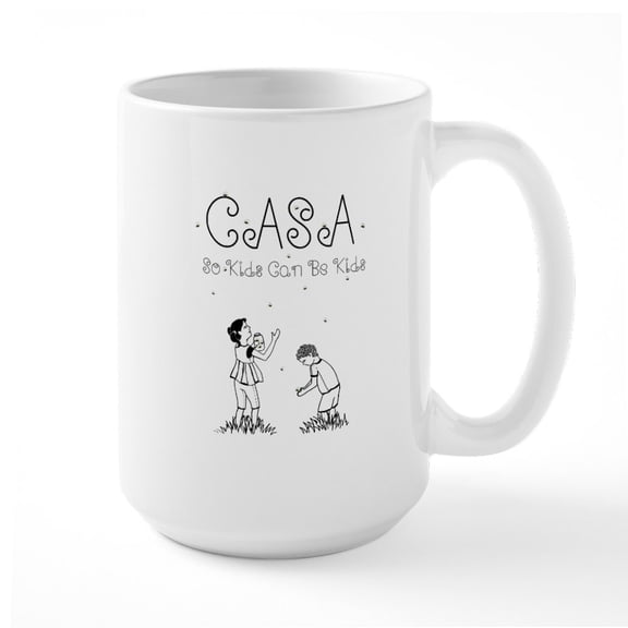 CafePress - CASA Fireflies Mug - 15 oz Ceramic Large White Nolvety Mug