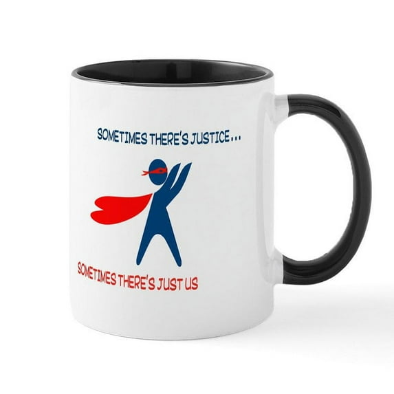 CafePress - CASA Hero Justice Mug - 11 oz Ceramic Mug - Novelty Coffee Tea Cup