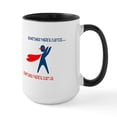 thumbnail image 1 of CafePress - CASA Hero Justice Mug - 15 oz Ceramic Large White Novelty Mug, 1 of 4