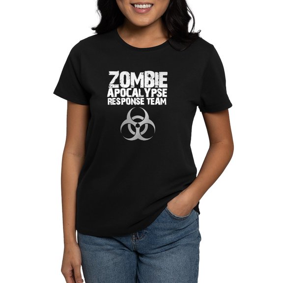 CafePress - CDC Zombie Apocalypse Respons Women's Dark T Shirt - Women's Traditional Fit Dark T-Shirt