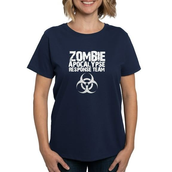 CafePress - CDC Zombie Apocalypse Respons Women's Dark T Shirt - Women's Traditional Fit Dark T-Shirt
