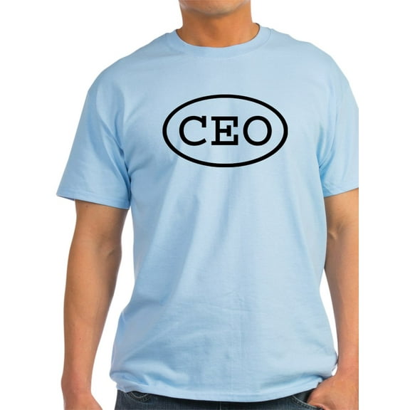 CafePress - CEO Oval Light T Shirt - Light T-Shirt - CP