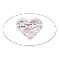 thumbnail image 1 of CafePress - CHD Heart - Sticker (Oval), 1 of 1