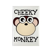 CafePress - CHEEKY MONKEY - Rectangle Magnet, 2"x3" Refrigerator Magnet