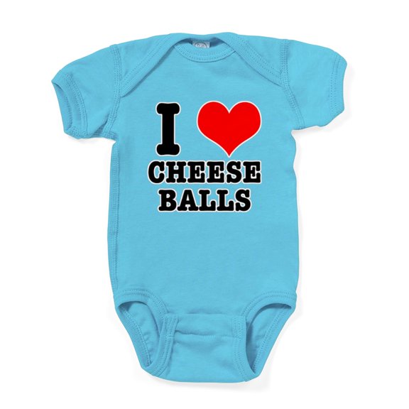 CafePress - CHEESE BALLS - Cute Infant Bodysuit Baby Romper - Size Newborn - 24 Months