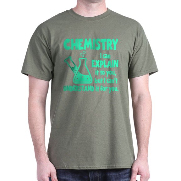 CafePress - CHEMISTRY Dark T Shirt - Men's Classic Graphic Cotton T-Shirt