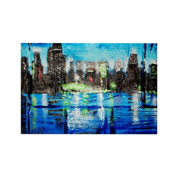 CafePress - CHICAGO SKYLINE - Rectangle Magnet, 2"x3" Refrigerator Magnet