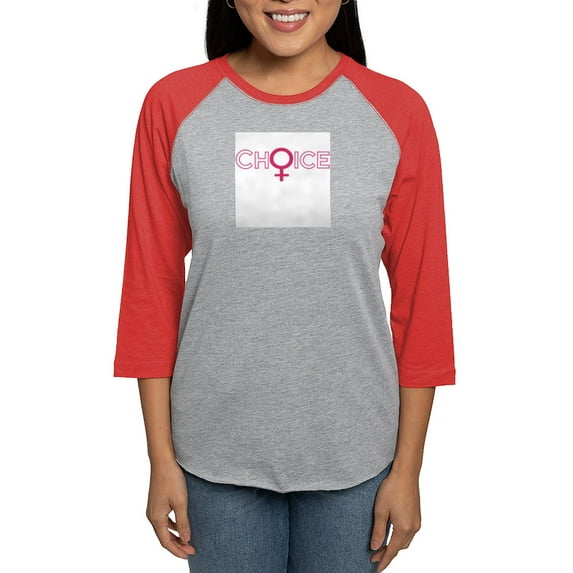 CafePress - CHOICE Women's Baseball T Shirt - Womens Baseball Tee