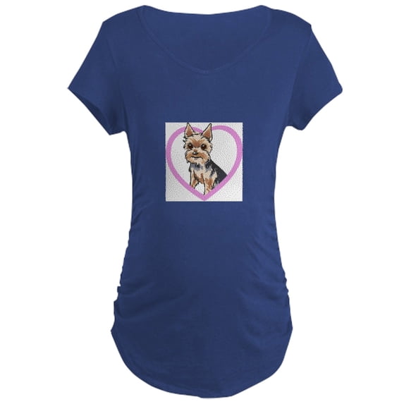 CafePress - CHORKIE Maternity T Shirt - Maternity Dark T-Shirt