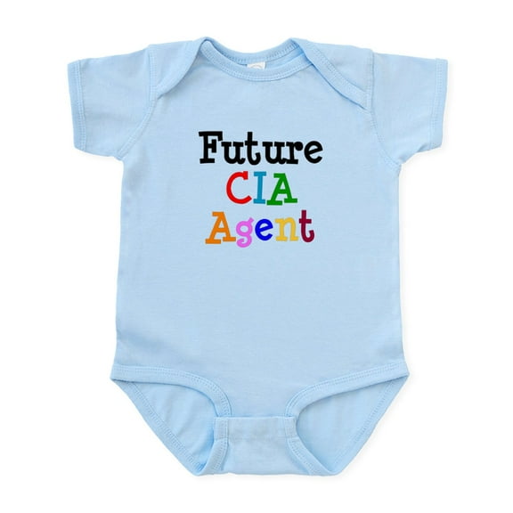 CafePress - CIA Agent Infant Bodysuit - Baby Light Bodysuit, Size Newborn - 24 Months