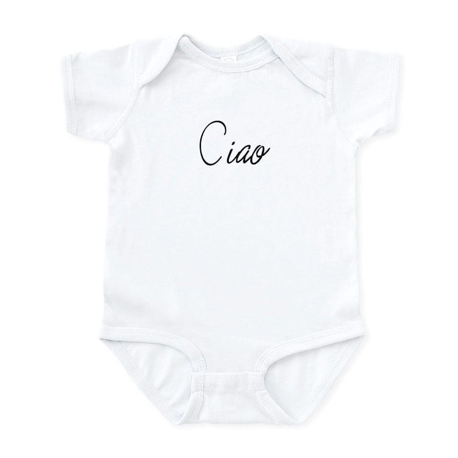 CafePress - CIAO! ITALIAN Baby Onesie - Baby Light Bodysuit, Size Newborn - 24 Months